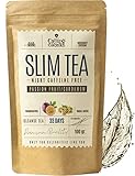 SLIM TEA - Abnehmen Schnell & Fettverbrenner, Abendtee, Rooibos Tee lose, Ingwer, Löwenzahn, Hibiskus, Schachtelhalm, Sternanis, Fenchel, Maracuja, Kardamom, Antioxidantien - Natürliche Zutaten 100g