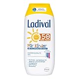 Ladival Kinder bei Allergischer Haut Sonnenschutz Gel LSF 50+ – geeignet bei Sonnenallergie – Parfümfrei, ohne Farb- und Konservierungsstoffe – wasserfest – (1 x 200 ml) , 200 ml (1er Pack)