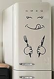 Sticker Fun Frigo - Smiley 3 (Farbe wählbar)