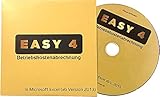 NEU 2022/2023 - EASY4 - Die neue Hausverwaltungs- und Betriebskostenabrechnungssoftware, kompatibel mit Excel.