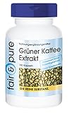 Grüner Kaffee Extrakt 500mg - hochdosiert mit 45% Chlorogensäure - vegan - 180 Kapseln