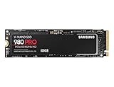 Samsung 980 PRO 500GB Interne M.2 PCIe NVMe SSD 2280 Retail MZ-V8P500BW