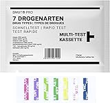 2x Multi Drogentest 7in1 Drogenschnelltest Teststreifen (THC, Kokain, Ketamin,Amphetamine, Methadon, Opioide etc.)