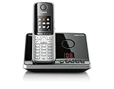 Gigaset SX810A Telefon, ISDN Schnurlostelefon / Mobilteil, Farbdisplay, Dect-Telefon, Anrufbeantworter, schnurloses Telefon, grau