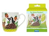 Trötsch Der kleine Maulwurf Kindertasse Erdbeere: Geschenktasse aus Porzellan (Geschirr)