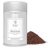 Boomers Gourmet - Sumach Gewürz, Sumac Früchte gemahlen, für die orientalische Küche nach Ottolenghi - Gewürzdose 11,5 cm - 100 g