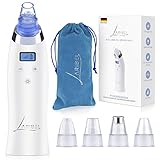 LARIBEL - 4in1 Professioneller Gesichtsreiniger, Porenreiniger, Starke Saugkraft 64 kPA, Mikrodermabrasion, Mitesserentferner, Gesichtspeeling, Blackhead Remover