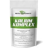 Kalium Komplex, 320 Tabletten, Potassium - Calium - Gluconat, Vegan & Hochdosiert 495mg pro Tagesportion, Premium Nahrungsergänzungsmittel in bester Pharmaqualität, starke Tabs für Frauen & Männer