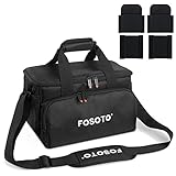 FOSOTO DSLR-Kameratasche Spiegelreflex Fototasche, Große XL Videokameara / Camcorder Tasche für Canon Nikon Sony Panasonic Spiegelreflexkamera, Camcorders, Professionelle Videokameras und Zubehör