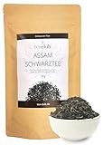 Assam Schwarzer Tee Lose 500g, Second Flush Schwarztee, Ostfriesentee Kräftig Würzig Malzig, TeaClub Black Tea