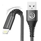 iPhone Ladekabel,Lightning Kabel [2Pack 2M+1M] iPhone Schnellladekabel MFi Zertifiziert iPhone Kabel Nylon Fast USB Ladekabel für iPhone 11 12 13 Pro Max mini XS Max XR X 8 7 Plus 6 6s Plus SE,iPad