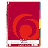 Herlitz 296491 Collegeblock, 70 g/qm, A4, kariert, 100 Blatt 3er Packung