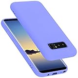 Cadorabo Hülle für Samsung Galaxy Note 8 in Liquid HELL LILA - Handyhülle aus flexiblem TPU Silikon - Silikonhülle Schutzhülle Ultra Slim Soft Back Cover Case Bumper