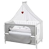 roba Babybett, Roombed, 60x120 cm 'Adam & Eule', Beistellbett zum Elternbett