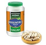 VITAIDEAL ® Rosenwurz (Goldene Wurzel, Rhodiola rosea) 180 Kapseln je 460mg, aus rein natürlichen Kräutern ohne Zusatzstoffe von NEZ-Diskounter