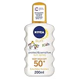 Nivea Sun Kids Protect and Sensitive Sonnenspray, 200 ml