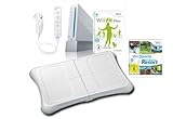 Wii-Konsole, Nintendo, Wii Fit Plus Set weiß Ihr persönlicher Fitnesstrainer Mit Wii Sports + Wii Sports Resort inkl. Wii Fit Plus und Balance Board WLAN eingebaut Mit Wiimote Plus und Nunchuck Controller