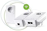 devolo Magic 1 WiFi Gaming Kit, WLAN Powerline Adapter -bis zu 1.200 Mbit/s, Mesh WLAN, WLAN Steckdose, ideal für Cloud Gaming, 2x LAN Anschluss, weiß