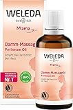 WELEDA Bio Damm Massageöl, Naturkosmetik Schwangerschafts- und Körperöl zur Erhöhung der Elastizität der Haut und Vorbeugung von Dammrissen bei der Geburt (1 x 50 ml)