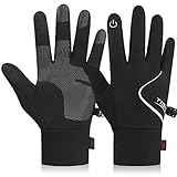 Handschuhe Kinder Reithandschuhe Winter Warme Fahrradhandschuhe Anti-Rutsch Winddicht Leichte Touchscreen Wasserdicht Laufhandschuhe für Jungen Mädchen 4-12 Jahre, TM11-L(8-10Jahre)