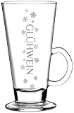 GLÜHWEINGLAS 6er Set - 265ml Glas für Glühwein mit Lasergravur (6)