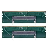 Sudemota 2 Stück DDR3 Notebook-Speicher für Desktop-Speicher, 200 Pin SO-DIMM für Desktop 240 Pin DIMM DDR3 Adapter