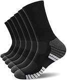 Benirap Socken Herren Damen 43-46 35-38, Wandersocken Baumwolle Sportsocken Atmungsaktiv Arbeitssocken 39-42 47-50 47-49 Laufsocken Verstärkte Sneaker Socken Fahrradsocken