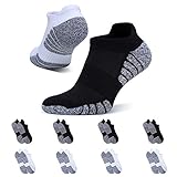 YouShow Sneaker Socken Herren Damen 8 Paar Kurze Halbsocken Quarter Schwarz Weiß 43-46