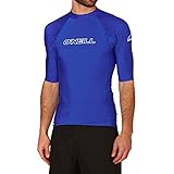 O'Neill Herren Basic Skins Short Sleeve Rash Guard - Pacific, Large