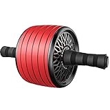 MILUCE Ab Roller für Bauchmuskeltraining - Ab Wheel Roller für Heimgymnastik, Ab Workout-Ausrüstung für Bauchmuskelübungen Geeignet für Fitness-Männer und -Frauen mittleren Alters