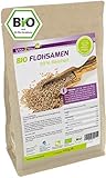 BIO Flohsamen 99% Reinheit - 1000g Zippbeutel - Höchste Reinheit - 1kg indische Flohsamen - Premium Qualität