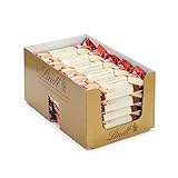 Lindt Marzipan Riegel | 25 x 50g im Thekendisplay | Pures Marzipan mit dunkler Schokolade | Feinherbe Alpenmilch-Schokolade | Schokoladen Großpackung