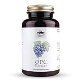 KRÄUTERHANDEL SANKT ANTON - OPC Traubenkernextrakt Kapseln - 500 mg OPC - Hochdosiert - Vitamin C - Kaltgepresst - Deutsche Premium Qualität (120 Kapseln)…