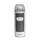 RAYHER Chalky Finish Spray 400ml, Kreidefarbe für eine Fläche von circa 1,5 – 2m², Anthrazit