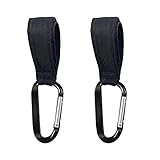 Kinderwagen Haken, Anti-Rutsch Stroller Hooks, Anhänger für Kinderwagen, Karabinerhaken für Handtaschen, Universale Passform, Bis 10kg Belastbar