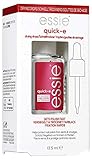 Essie Top Coat quick-e, Schnelltrocknungstropfen mit Pipette, Schutz und Glanz, Transparent, 13,5 ml