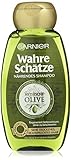 Garnier Shampoo Mythische Olive, nährt und regeneriert sehr trockenes, beanspruchtes Haar, Wahre Schätze, 250 ml