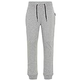 NAME IT Jungen NKMSWEAT Pant BRU NOOS Hose, Grau (Grey Melange), 164