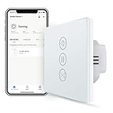 [NEW Generation] LoraTap WIFI Smart Rollladen Jalousie Zeitschaltuhr Schalter Rolladenzeitschaltuhr Timer für Rolladenmotor Kompatibel mit Google Home