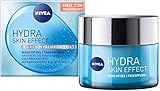 NIVEA Hydra Skin Effect Wake-up Gel (50 ml), Tagespflege für aufgepolsterte & glatte Haut, erfrischende Tagescreme mit purem Hyaluron [HA] für 72h Feuchtigkeit