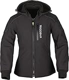 Modeka Clarke Damen Motorrad Textiljacke (Black,40)