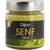 Senf Dijon Senf Original Senf aus Dijon Vegan hausgemacht BARRIQUE-Feine Manufaktur Frankreich 115mlGla