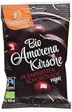 Landgarten Bio Amarenakirsche in Zartbitter-Schokolade, 50 g 1 x 50 gr