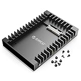 ORICO 2,5' auf 3,5' interner Festplattenadapter Konverter Einbaurahmen Wechselrahmen, für 2,5 Zoll SATA HDD oder SSD von 7 / 9,5 / 12,5 mm