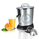 LEBENLANG Saftpresse elektrisch hohe Saftausbeute – 300W – Orangenpresse elektrische Zitruspresse, Zitronenpresse mit Edelstahl Kegel – Entsafter Fruchtpresse Orangensaftpresse - Orange Juicer