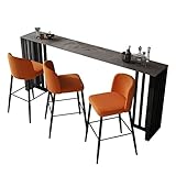 BNNP Barhöhe Bartisch nordisch Modern Bar Theke Licht Luxus Home Hoher Tisch gegen die Wand Balkon Wohnzimmer Bar Theke ohne Stühle Esstisch Couchtisch (Farbe: 120 * 40 * 105 cm)