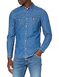 Wrangler Herren MID Stone LS Western Shirt Freizeithemd, L, L