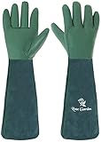 ACE Rose Garden Arbeits-Handschuh - dornenfeste Leder-Schutz-Handschuhe für den Rosen-Garten - EN 388 - 10/XL (1er Pack)