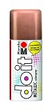 Marabu 21074006787 - Do it Metallic kupfer, Colorspray auf Acrylbasis für edle Metalleffekte, styroporfest, sehr schnell trocknend, sehr gute Deckkraft, wetterfest, 150 ml Sprühdose