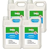 Envira Anti Milben-Spray 4x 5 Liter - Mittel gegen Milben, Hausstaubmilben - Milbenabwehr für Matratzen, Textilien & Polster mit Langzeitwirkung - Geruchlos